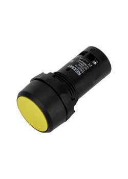 Кнопка EB22 возвратная желт. NO+NC 230 В Rexant 36-5532