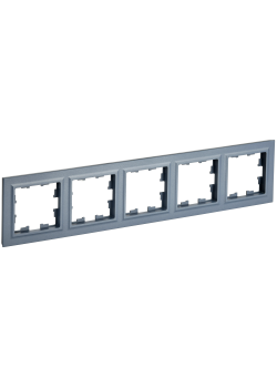 BRITE Рамка 5-местная РУ-5-БрМ маренго IEK