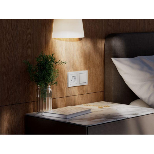 Выключатель 2-кл. AtlasDesign Smart 10А (сх. 5) L+N с подсветкой Zigbee механизм бел. SE ATN000153Z Выключатель 2-кл. AtlasDesign Smart 10А (сх. 5) L+N с подсветкой Zigbee механизм бел. SE ATN000153Z