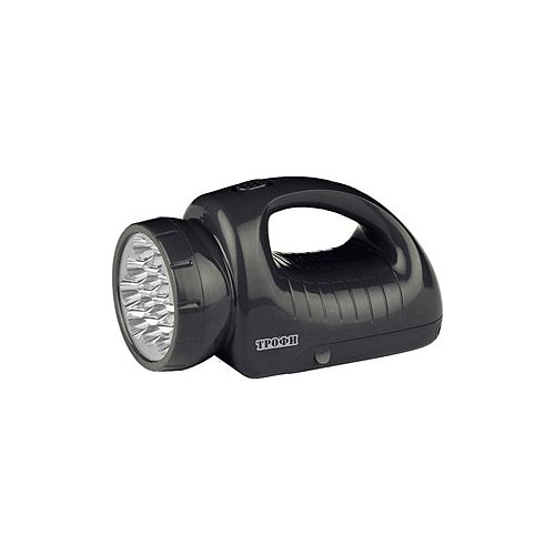 Фонарь-прожектор аккумуляторный TSP12 12 + 18LED аккум. 4В 1.8А.ч ЗУ 220В (картон. упак.) Трофи C0045551