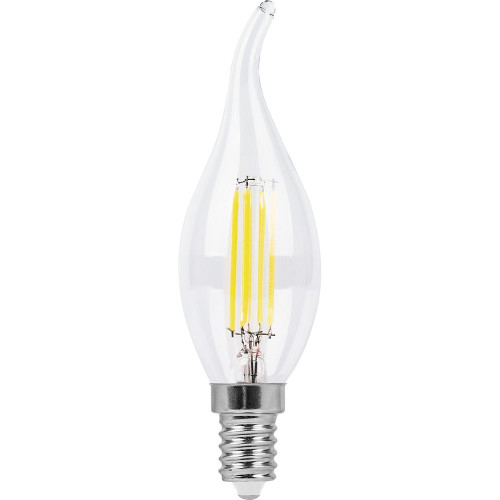 Лампа светодиодная Feron LB-74 Свеча на ветру E14 9W 230V 4000K
