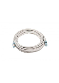 Патч-корд PC-LPM-STP-RJ45-RJ45-C6-5M-LSZH-GY F/UTP экран. кат.6 LSZH 5м сер. Hyperline 42377