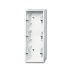 Коробка для открытого монтажа 3 поста Basic 55 альп. бел. ABB 2CKA001799A0976
