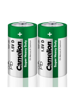 Элемент питания солевой D/R20 R20P-SP2G 1.5В SR-2 (уп.2шт) Camelion 1662
