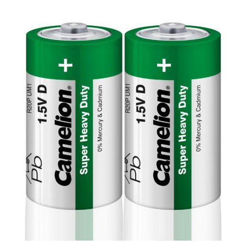 Элемент питания солевой D/R20 R20P-SP2G 1.5В SR-2 (уп.2шт) Camelion 1662 Элемент питания солевой D/R20 R20P-SP2G 1.5В SR-2 (уп.2шт) Camelion 1662
