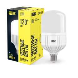 Лампа светодиодная HP 120Вт 230В 6500К E40 IEK