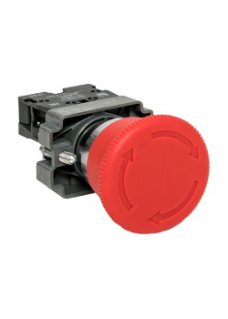 Кнопка BS542 поворотная красная грибок NC IP65 EKF
