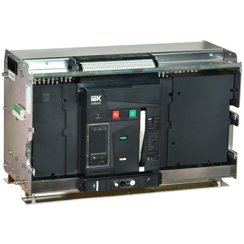 ARMAT AR-A6V TT50 3P W VR Выключатель автоматический воздушный 125кА расцепитель TT 5000А 3P выдвижной с аксессуарами ~220-240В: реле отключения, реле включения, моторный привод IEK