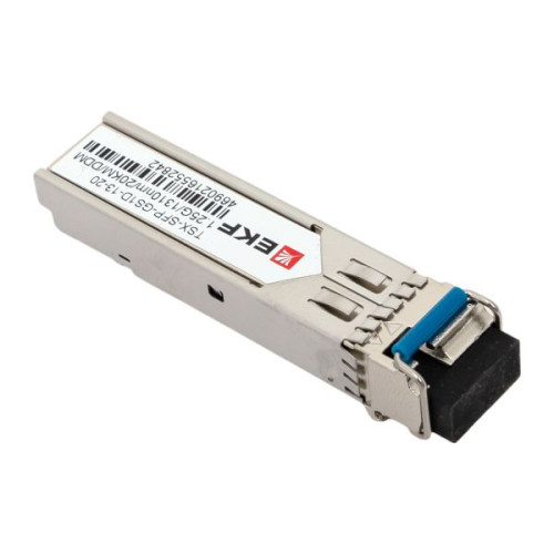 SFP модуль 1,25 Гбит одинарное одномодовое оптоволокно Tx1310нм/Rx1550нм 20км TSX EKF