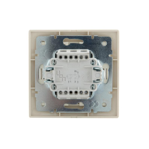Выключатель 2-кл. СП Mira 10А IP20 с подсветкой со вставкой крем. LEZARD 701-0303-112 Выключатель 2-кл. СП Mira 10А IP20 с подсветкой со вставкой крем. LEZARD 701-0303-112