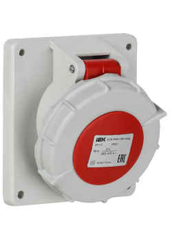 Розетка встраиваемая ССИ-4142 16А-6ч/380В 3P+PE IP67 IEK