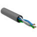 Кабель информационный ITK BC1-C5E02-111-305-G кат.5E UTP 2 пары PVC внутренний 305м серый