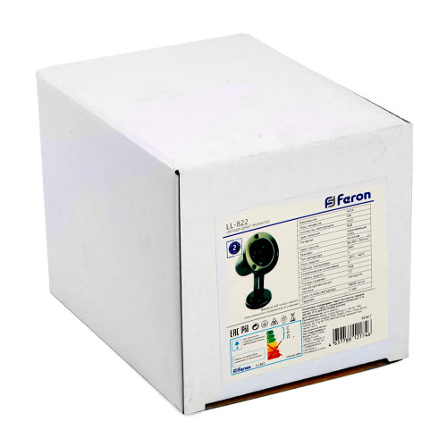 Светодиодный прожектор подводный Feron LL-822, 3W, AC/DC24V, низковольтный, 6400K, металлик, 80*80*130mm, IP68