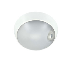Светильник светодиодный WP 15 C 18W OP 840 D220 WH MDM 220х80мм 18Вт 4000К IP65 ЖКХ круглый пылевлагозащ. с датчиком движения бел. 15071524504