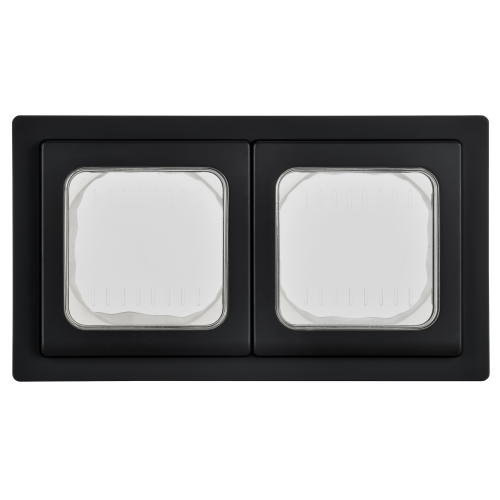FLITE Рамка 2-местная IP55 Рпро-2-55-ФлЧ черный IEK FLITE Рамка 2-местная IP55 Рпро-2-55-ФлЧ черный IEK