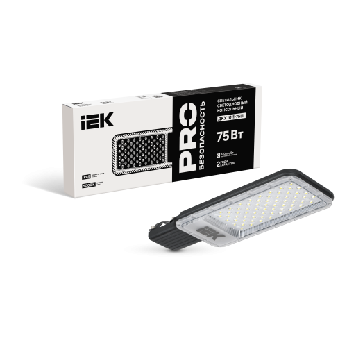 Светильник светодиодный консольный ДКУ 1011-75Ш 5000К IP65 IEK