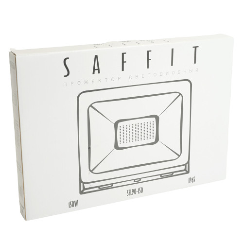 Светодиодный прожектор SAFFIT SFL90-150 IP65 150W 6400K черный Светодиодный прожектор SAFFIT SFL90-150 IP65 150W 6400K черный