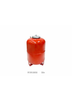 Бак расширительный вертикальный RV 50л (с мал. ножками) (60шт/пал) красн. VALFEX VF.RV.0050