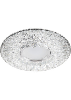 Светильник встраиваемый с LED подсветкой Feron CD942 потолочный MR16 G5.3 прозрачный
