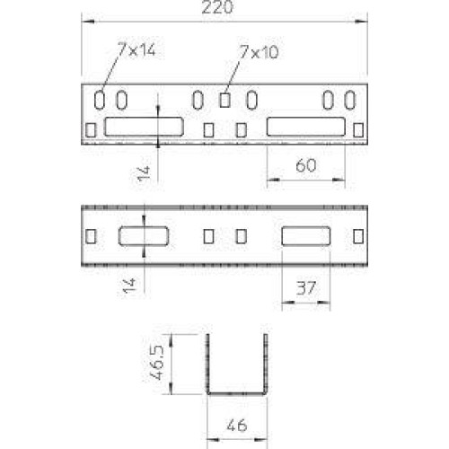 Соединитель продольный VF AZK 50 FS OBO 6066615