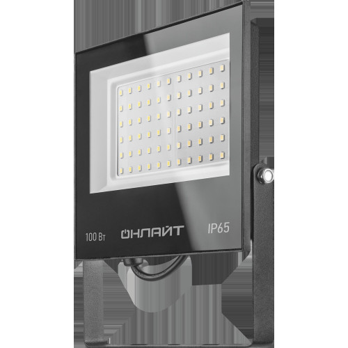 Прожектор светодиодный/ Прожектор светодиодный ДО-100w OFL-03-100-6.5K-BL-IP65-LED