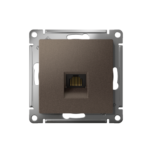 ATLASDESIGN РОЗЕТКА компьютерная RJ45 кат. 5e, механизм, МОККО ATLASDESIGN РОЗЕТКА компьютерная RJ45 кат. 5e, механизм, МОККО