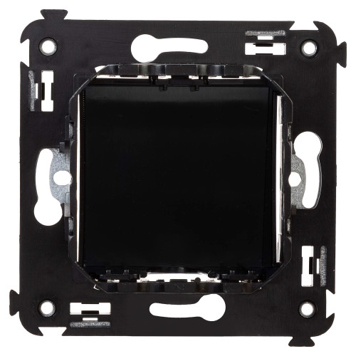 Вывод кабеля из стены, Avanti, черный квадрат Вывод кабеля из стены, Avanti, черный квадрат
