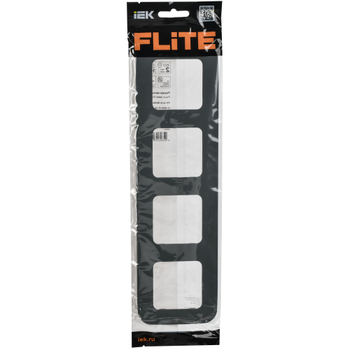FLITE Рамка 4-местная РУ-4-А-ФлМА мокрый асфальт IEK FLITE Рамка 4-местная РУ-4-А-ФлМА мокрый асфальт IEK