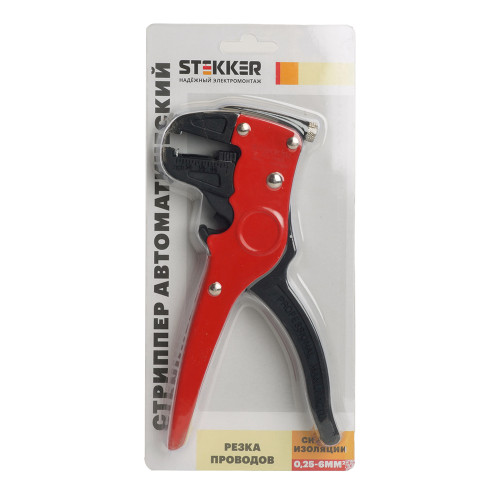 Автоматический многофункциональный инструмент для зачистки кабеля (стриппер),0,25-6мм2, WSC-002 Автоматический многофункциональный инструмент для зачистки кабеля (стриппер),0,25-6мм2, WSC-002