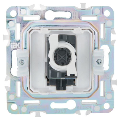 SKANDY Розетка компьютерная RJ45 кат.5E SK-K01T титан IEK SKANDY Розетка компьютерная RJ45 кат.5E SK-K01T титан IEK