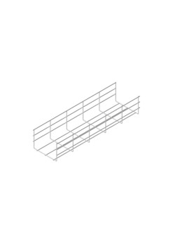 Лоток проволочный 200х100 L3000 сталь 4мм PL100-200-4-3000 HD гор. оцинк. КМ LO0542