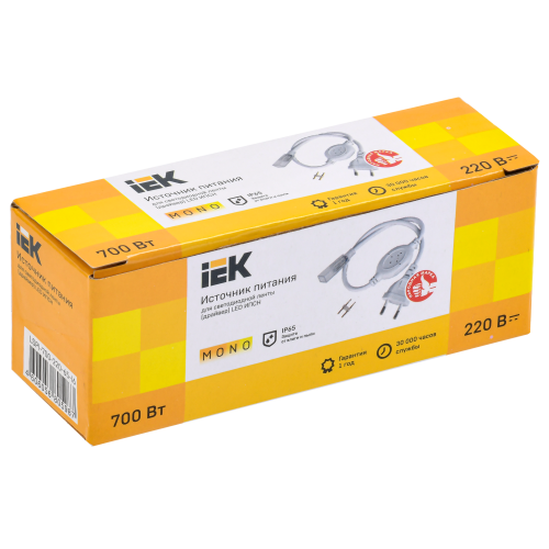 Драйвер LED ИПСН 700Вт 220В 16мм MONO IP65 IEK Драйвер LED ИПСН 700Вт 220В 16мм MONO IP65 IEK