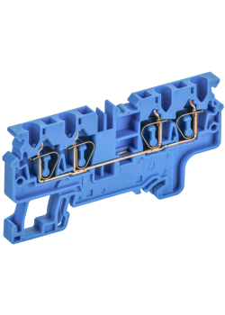 ARMAFIX Клемма пружинная CX2.5-4 BU 2,5мм2 четырехконтактная синяя IEK