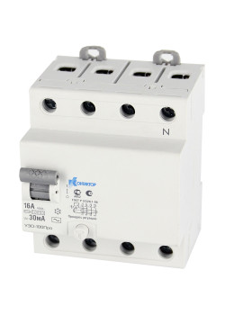 Выключатель дифференциального тока УЗО-100 4P 63A Idn-300mA тип AC КОНТАКТОР