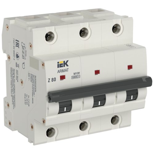 ARMAT Автоматический выключатель M10H 3P Z 80А IEK