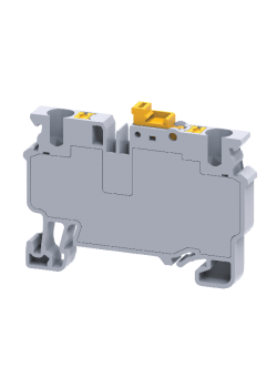 Клемма с ножевым размыкателем push-in OptiClip CPK-4-MT-N-I-серый