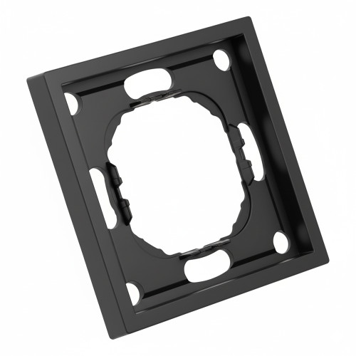 Рамка STEKKER, PFR00-5001-05 1-местная, серия Эмили, черный уголь, soft touch Рамка STEKKER, PFR00-5001-05 1-местная, серия Эмили, черный уголь, soft touch
