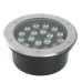 Светодиодный светильник тротуарный (грунтовый) Feron SP2804, 20W, AC/DC12V, низковольтный, 3000K, металлик, IP67 Светодиодный светильник тротуарный (грунтовый) Feron SP2804, 20W, AC/DC12V, низковольтный, 3000K, металлик, IP67