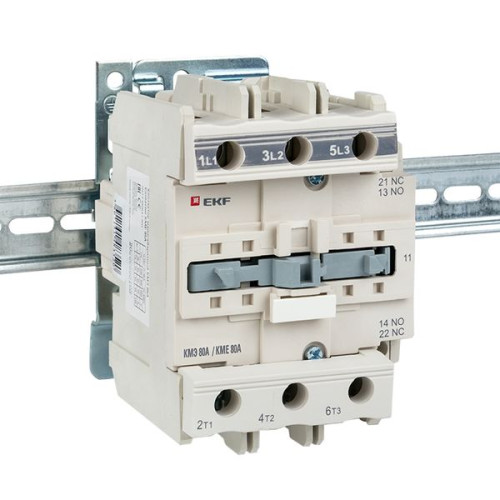Контактор КМЭ-3 80А 1NO+1NC 230В AC EKF Контактор КМЭ-3 80А 1NO+1NC 230В AC EKF
