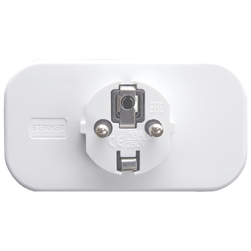 Разветвитель сетевой 2-местный с/з STEKKER ADP16-22-20 250V, 16A, ABS огнеустойчивый пластик, белый Разветвитель сетевой 2-местный с/з STEKKER ADP16-22-20 250V, 16A, ABS огнеустойчивый пластик, белый