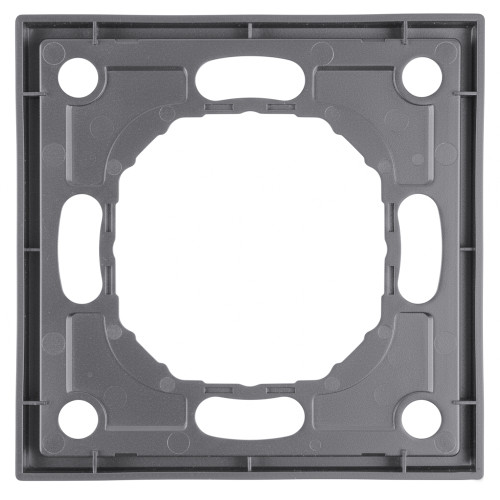 Рамка STEKKER, PFR00-5001-10 1-местная, серия Эмили, платиново-серый, soft touch Рамка STEKKER, PFR00-5001-10 1-местная, серия Эмили, платиново-серый, soft touch