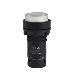 Кнопка с подсветкой OptiSignal Compact D22 C7-PL-B110 белая 1НО 24 В AC/DC XB7NW31B1