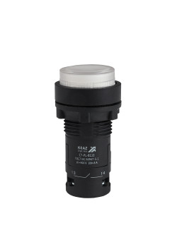 Кнопка с подсветкой OptiSignal Compact D22 C7-PL-B110 белая 1НО 24 В AC/DC XB7NW31B1