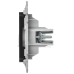 FLITE Розетка 2-местная компьютерная RJ45 категория 6 UTP РК6-2-0-ФлЧ черный IEK FLITE Розетка 2-местная компьютерная RJ45 категория 6 UTP РК6-2-0-ФлЧ черный IEK
