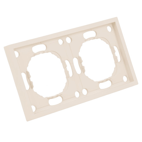 Рамка STEKKER, PFR00-5002-08 2-местная, серия Эмили, кашемир, soft touch
