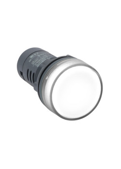 Сигнальная лампа SB7 моноблочная 22мм белая LED 24В DC