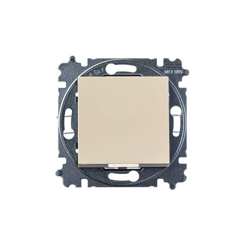 Выключатель кнопочный 1-кл. СП Levit IP20 сл. кость/бел. ABB 2CHH599145A6017 Выключатель кнопочный 1-кл. СП Levit IP20 сл. кость/бел. ABB 2CHH599145A6017