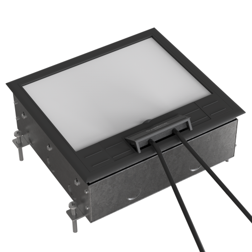 MultiDesk Люк на 12 модулей IP40 для бетонных полов с монтажной коробкой, тип MDK10 MultiDesk Люк на 12 модулей IP40 для бетонных полов с монтажной коробкой, тип MDK10