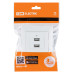 Розетка 2USB порт 2,1А 5В белая Розетка 2USB порт 2,1А 5В белая