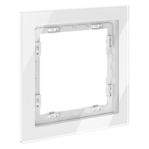 Рамка 1-м S70 стеклян. бел. Voltum VLS110101 Рамка 1-м S70 стеклян. бел. Voltum VLS110101